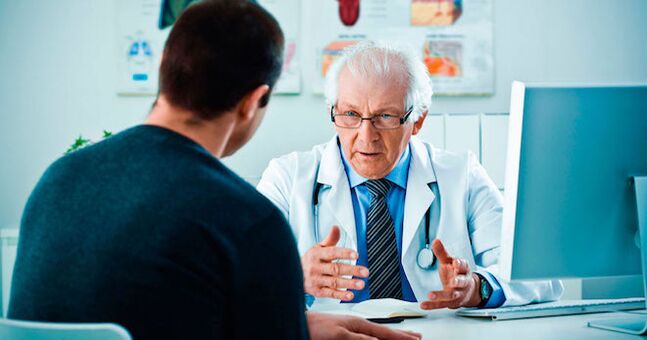 A doctor recommends potency enhancing drugs to a man